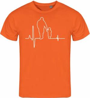 deinshirt Print-Shirt Herren T-Shirt Herzschlag Vater