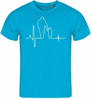 deinshirt Print-Shirt Herren T-Shirt Herzschlag Vater