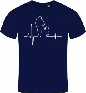 deinshirt Print-Shirt Herren T-Shirt Herzschlag Vater
