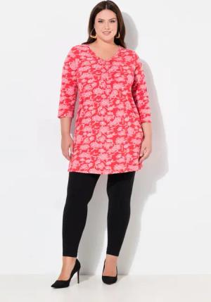 Ulla Popken Longshirt Longshirt Biesen A-Linie