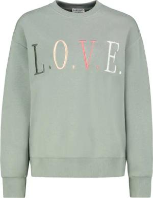 SUBLEVEL Sweatshirt Damen Pullover langarm bestickt