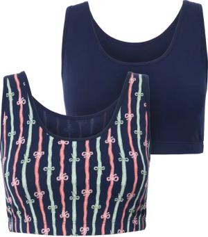 Ulla Popken Bustier Bustiers 2er-Pack Schleifen/uni