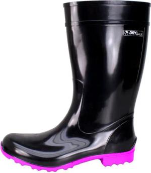 Bockstiegel Luisa schwarz pink Gummistiefel