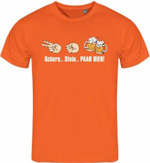deinshirt Print-Shirt Herren T-Shirt Schere Stein