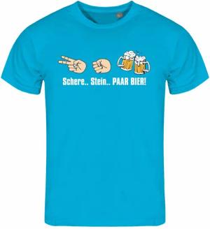 deinshirt Print-Shirt Herren T-Shirt Schere Stein