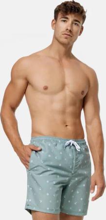 Indicode Badeshorts Maya mit detailreichem Muster,