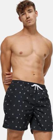 Indicode Badeshorts Maya mit detailreichem Muster,