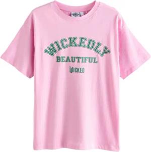 Next Print-Shirt T-Shirt mit Grafik, Wicked-Slogan