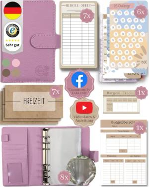 BeginnerBudget Ringbuchmappe Budget Planner Starter-Set Sparbuch