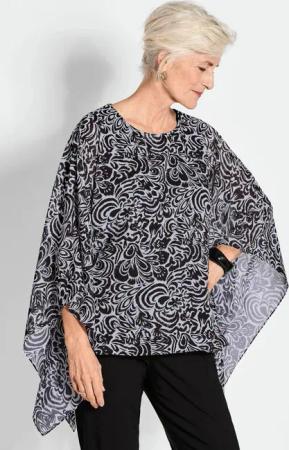 GOLDNER Klassische Bluse Schlupfbluse