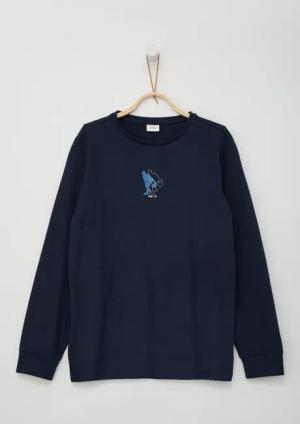 s.Oliver Langarmshirt Longsleeve mit Rückenprint