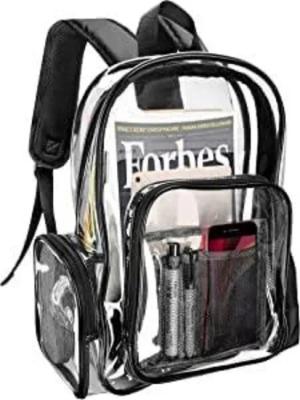 LuxusKollektion Schulrucksack Klarer PVC-Rucksack Transparent wasserdicht