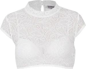 MarJo Dirndlbluse 'Eberfing' Kurzarm, Offwhite
