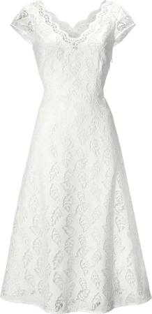 MADELEINE Midikleid Spitzenkleid in Midi-Länge
