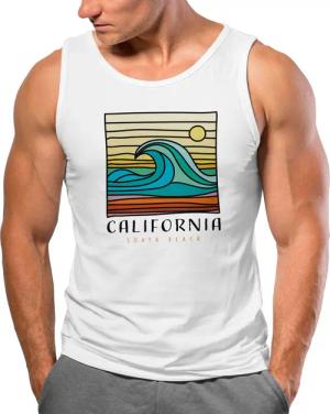 Neverless Tanktop Herren Tank-Top California South