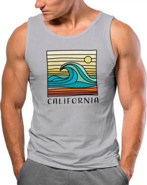 Neverless Tanktop Herren Tank-Top California South