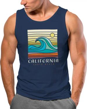 Neverless Tanktop Herren Tank-Top California South