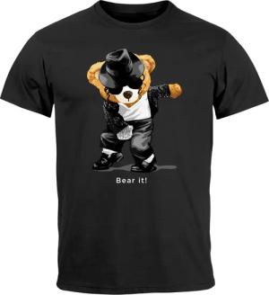 Neverless Print-Shirt Herren T-Shirt Jackson Bear