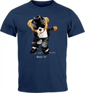 Neverless Print-Shirt Herren T-Shirt Jackson Bear