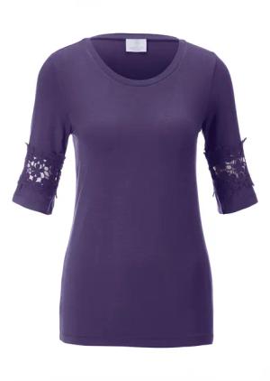 MADELEINE Kurzarmshirt Shirt mit Halbarm und