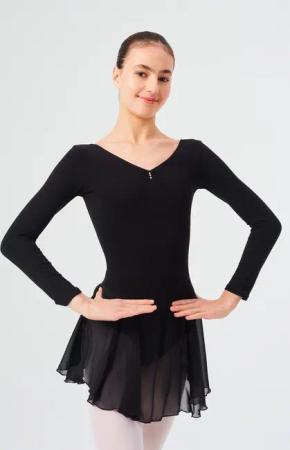 tanzmuster Chiffonkleid Ballettkleid Anna mit Glitzersteinen