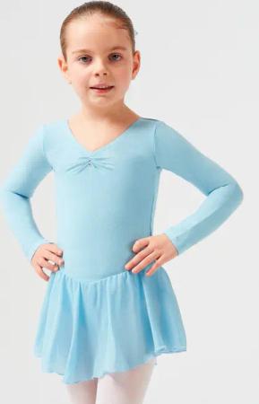 tanzmuster Chiffonkleid Ballettkleid Anna mit Glitzersteinen