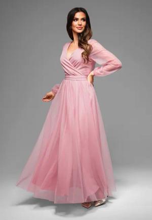 OMBRE Abendkleid Abendkleid Bella Seitenschlitz
