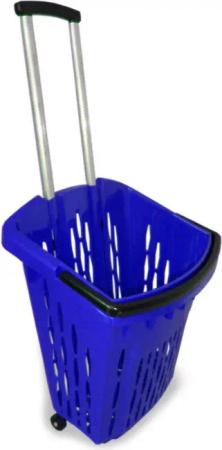 GERSO Einkaufskorb Einkaufskorb mit Rollen ca.40L