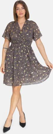 Elara Sommerkleid Elara Damen Sommerblumenkleid (1-tlg)