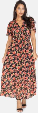 Elara Sommerkleid Elara Damen Sommerblumenkleid (1-tlg)