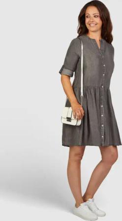 NAVIGAZIONE Jeanskleid aus softem Lyocell-Stoff