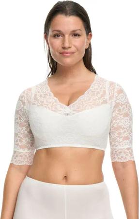 Susa Dirndlbluse Dirndlbluse halbarm Wiesn-Zauber (Stück,