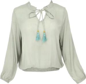 Guru-Shop Longbluse Schlupfpbluse Boho chic, luftige