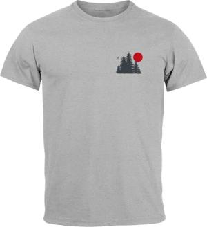Neverless Print-Shirt Herren T-Shirt Logo Print