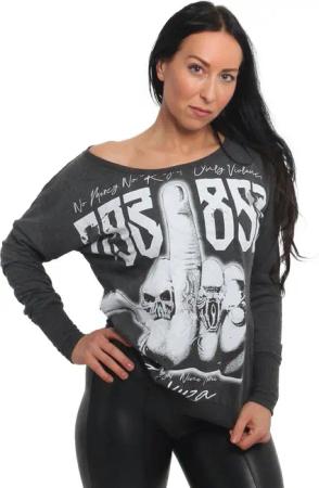 YAKUZA Langarmshirt Shot im Boyfriend Look