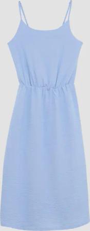 s.Oliver Maxikleid Gefüttertes Crêpe-Kleid mit Spaghettiträgern