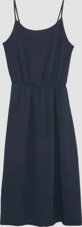 s.Oliver Maxikleid Gefüttertes Crêpe-Kleid mit Spaghettiträgern