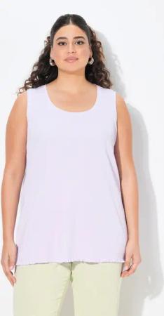 Ulla Popken Longtop Top Rippjersey Slim
