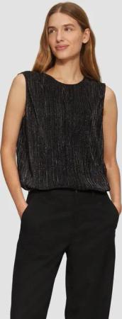 s.Oliver Stoffhose Stoffhose mit Wide Leg
