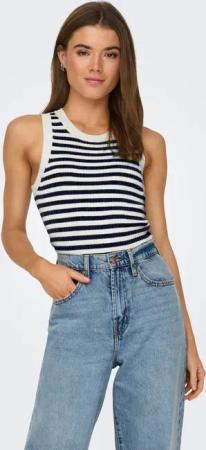 JACQUELINE de YONG Shirttop Gerippt Stricktop