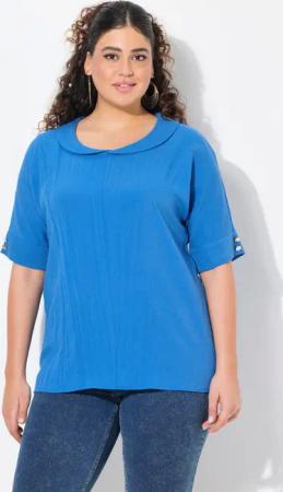 Ulla Popken Tunika Bluse Leinenoptik Oversized