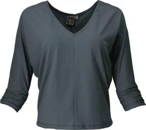 Guru-Shop Longsleeve Einfarbiges Basic Fledermaus Shirt,..