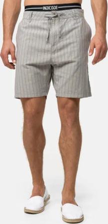 Indicode Chinoshorts Giwgros gestreift, aus einem
