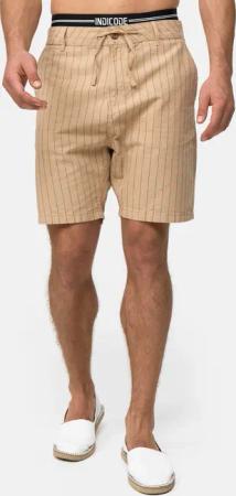 Indicode Chinoshorts Giwgros gestreift, aus einem