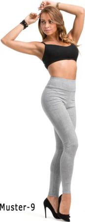 F&K-Mode Leggings Damen Leggings lang hoher