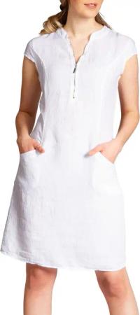 Sommerkleid SKL040 knielanges Damen Sommer Leinenkleid