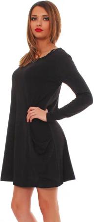 Mississhop A-Linien-Kleid Kleid Tunika Longshirt Pulli