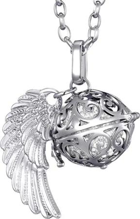 Morella Kette mit Anhänger Engel Halskette