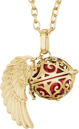 Morella Kette mit Anhänger Engel Halskette