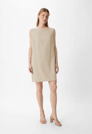 Comma Minikleid Kleid mit Piquéstruktur
